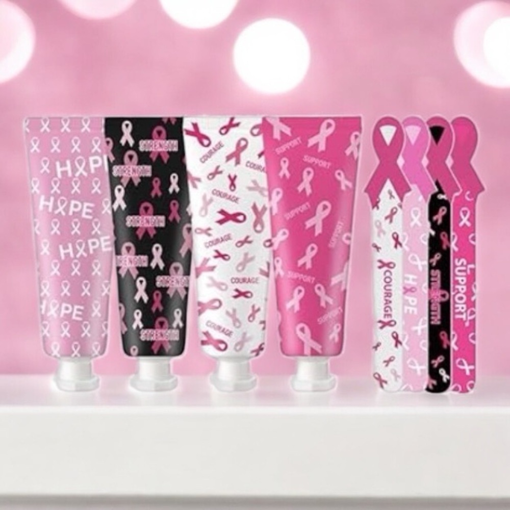 Breast Cancer Awareness Hand Cream & Nail File Set 🎀